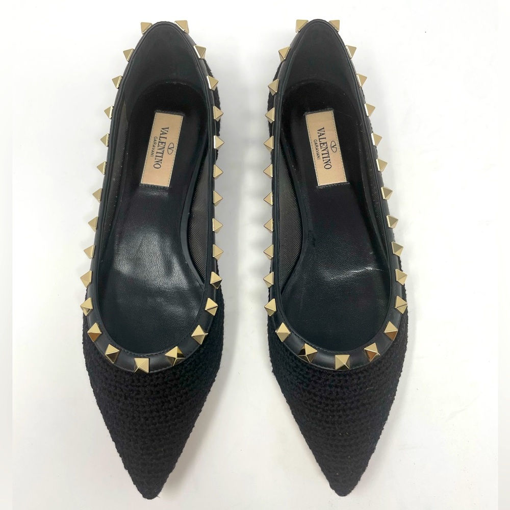 NWT Valentino rockstud ballet flats